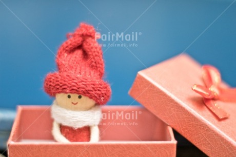 Fair Trade Photo Activity, Adjective, Blue, Celebrating, Christmas, Christmas decoration, Clothing, Colour, Doll, Gift, Hat, Horizontal, Object, Present, Red