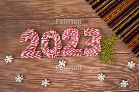 Fair Trade Photo 2023, Activity, Adjective, Celebrating, Colour, Horizontal, Nature, New Year, Object, Peruvian fabric, Present, Red, Snowflake, White, Wood