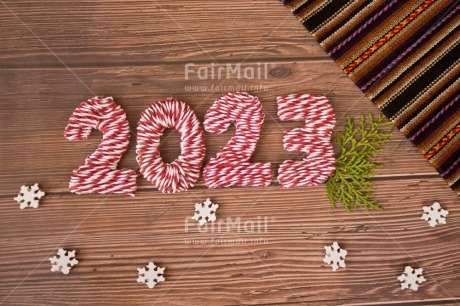 Fair Trade Photo 2023, Activity, Adjective, Celebrating, Colour, Horizontal, Nature, New Year, Object, Peruvian fabric, Present, Red, Snowflake, White, Wood