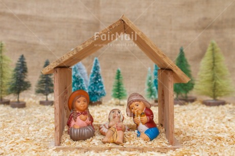 Fair Trade Photo Christmas, Christmas decoration, Creche, Family, Holy family, Object, People, Peruvian style