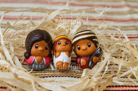 Fair Trade Photo Christmas, Christmas decoration, Creche, Family, Holy family, Object, People, Peruvian style