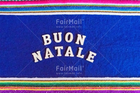 Fair Trade Photo Activity, Adjective, Blue, Celebrating, Christmas, Christmas decoration, Colour, Horizontal, Italian, Letter, Object, Peruvian fabric, Present, Text, White