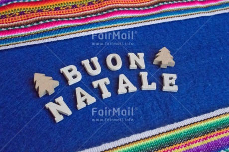 Fair Trade Photo Activity, Adjective, Blue, Celebrating, Christmas, Christmas decoration, Christmas tree, Colour, Horizontal, Italian, Letter, Object, Peruvian fabric, Present, Text, White