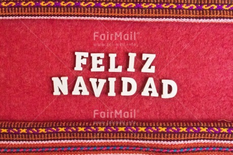 Fair Trade Photo Activity, Adjective, Celebrating, Christmas, Christmas decoration, Colour, Horizontal, Letter, Object, Peruvian fabric, Present, Red, Spanish, Text, White