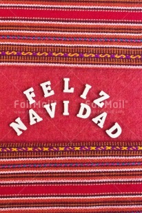 Fair Trade Photo Activity, Adjective, Celebrating, Christmas, Christmas decoration, Colour, Letter, Object, Peruvian fabric, Present, Red, Spanish, Text, Vertical, White