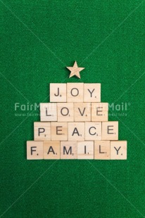 Fair Trade Photo Christmas, Christmas decoration, Christmas tree, Colour, Emotions, Family, Green, Joy, Letter, Love, Object, Peace, People, Star, Text, Values