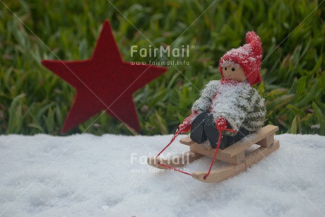 Fair Trade Photo Christmas, Colour image, Horizontal, Peru, Seasons, Sleighing, Snow, South America, Winter