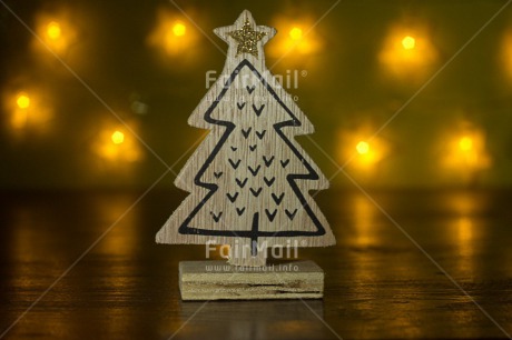 Fair Trade Photo Christmas, Colour image, Horizontal, Light, Night, Peru, South America, Star, Tree, White, Wood, Yellow