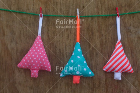 Fair Trade Photo Christmas, Colour image, Crafts, Hanging, Horizontal, Multi-coloured, Peru, South America, Tree, Wood