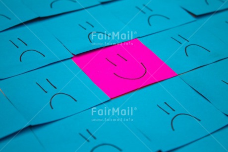 Fair Trade Photo Blue, Business, Colour image, Colourful, Different, Emotions, Exams, Face, Happiness, Indoor, Message, New Job, Office, Paper, Peru, Pink, Smile, Smiling, South America, Studio