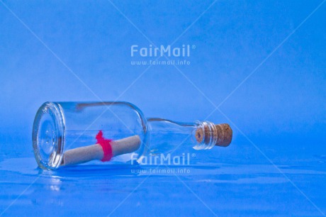 Fair Trade Photo Blue, Bottle, Colour image, Horizontal, Love, Message, Peru, South America, Thank you, Thinking of you, Valentines day