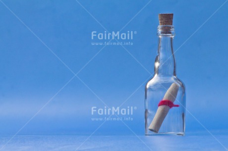 Fair Trade Photo Blue, Bottle, Colour image, Horizontal, Love, Message, Peru, South America, Thank you, Thinking of you, Valentines day