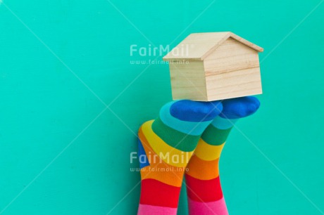 Fair Trade Photo Colour image, Colourful, Feet, Home, Horizontal, Moving, New home, Peru, South America, Welcome home