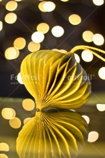 Fair Trade Photo Black, Christmas, Christmas decoration, Colour, Colour image, Decoration, Gold, Light, Nature, New Year, Object, Peru, Place, Reflection, South America, Vertical