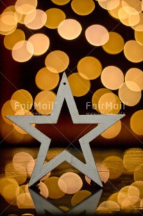 Fair Trade Photo Black, Christmas, Christmas decoration, Colour image, Light, New Year, Peru, Reflection, South America, Star, Vertical