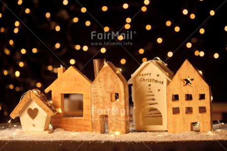 Fair Trade Photo Christmas, Christmas decoration, City, Colour, Colour image, Horizontal, House, Light, Nature, Night, Object, Place, South America, Yellow