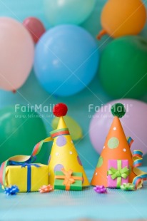 Fair Trade Photo Balloon, Birthday, Clothing, Colour image, Colourful, Emotions, Happy, Hat, Object, Party, Peru, Place, Present, South America, Vertical