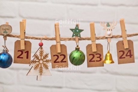 Fair Trade Photo Christmas, Christmas ball, Christmas calendar, Christmas decoration, Colour, Colour image, Horizontal, Number, Object, Peru, Place, South America, White