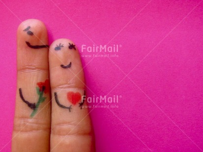 Fair Trade Photo Closeup, Colour image, Flower, Funny, Hand, Heart, Horizontal, Love, Marriage, Peru, Pink, Smile, South America, Studio