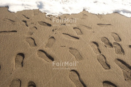 Fair Trade Photo Beach, Colour image, Day, Footstep, Friendship, Horizontal, Outdoor, Peru, Sand, Sea, Seasons, South America, Summer, Together, Water