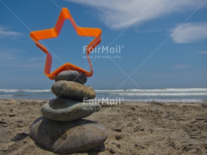 Fair Trade Photo Balance, Beach, Christmas, Closeup, Clouds, Colour image, Day, Horizontal, Outdoor, Peru, Sky, South America, Star, Stone, Wellness