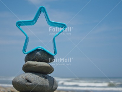 Fair Trade Photo Balance, Beach, Christmas, Closeup, Clouds, Colour image, Day, Horizontal, Outdoor, Peru, Sky, South America, Star, Stone, Wellness