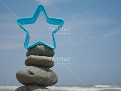 Fair Trade Photo Balance, Beach, Closeup, Clouds, Colour image, Day, Horizontal, Outdoor, Peru, Sky, South America, Star, Stone, Wellness