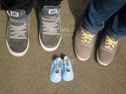 Fair Trade Photo Birth, Colour image, Family, Grass, Horizontal, New baby, Peru, Shoe, South America