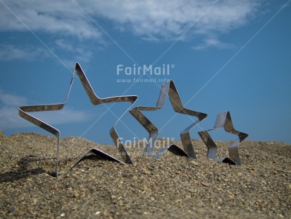 Fair Trade Photo Christmas, Closeup, Colour image, Horizontal, Peru, Sand, South America, Star