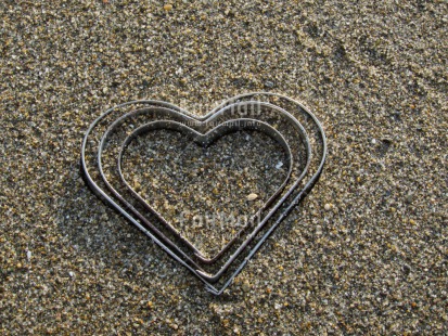 Fair Trade Photo Beach, Closeup, Colour image, Heart, Horizontal, Love, Marriage, Mothers day, Peru, Sand, South America, Summer, Valentines day, Wedding