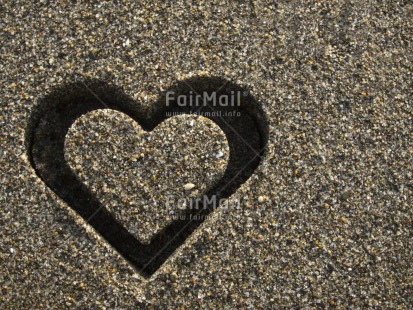 Fair Trade Photo Beach, Closeup, Colour image, Heart, Horizontal, Love, Marriage, Mothers day, Peru, Sand, South America, Summer, Valentines day, Wedding