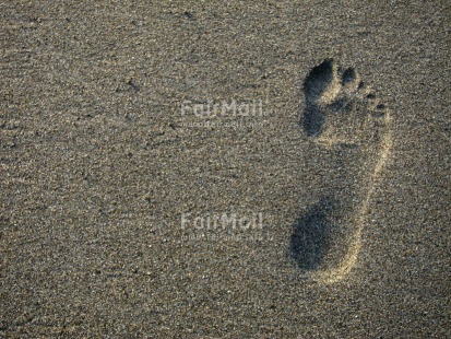 Fair Trade Photo Beach, Closeup, Colour image, Footstep, Horizontal, Peru, South America