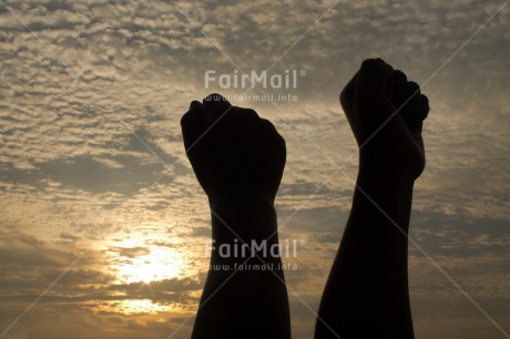 Fair Trade Photo Colour image, Condolence-Sympathy, Evening, Friendship, Hand, Outdoor, Peru, South America, Strength, Sunset, Thinking of you, Together