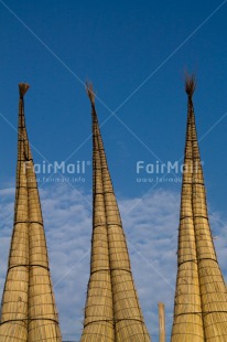 Fair Trade Photo Colour image, Ethnic-folklore, Fisheries, Fishing boat, Huanchaco, Peru, Sky, South America, Summer