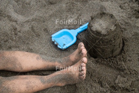 Fair Trade Photo Activity, Beach, Closeup, Horizontal, One boy, People, Peru, Playing, Sand, South America