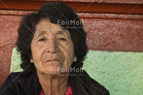 Fair Trade Photo 50-55 years, Activity, Horizontal, Latin, Looking at camera, One woman, People, Peru, Portrait headshot, South America