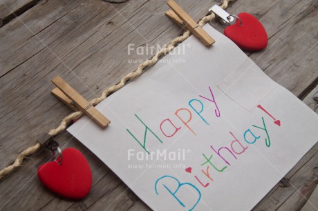 Fair Trade Photo Birthday, Closeup, Heart, Horizontal, Letter, Peru, South America