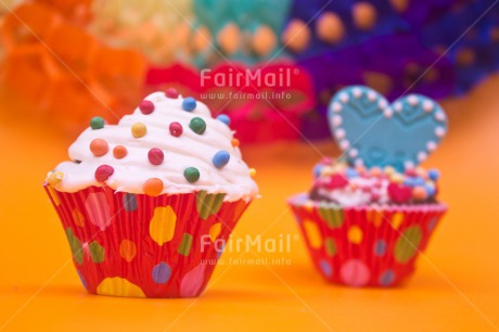 Fair Trade Photo Birthday, Closeup, Cupcake, Horizontal, Peru, South America, Studio, Sweets