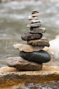 Fair Trade Photo Balance, Colour image, Condolence-Sympathy, Day, Outdoor, Peru, River, South America, Spirituality, Stone, Vertical, Water, Wellness