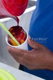 Fair Trade Photo Beach, Closeup, Colour image, Food and alimentation, Ice cream, Peru, South America, Summer, Vertical