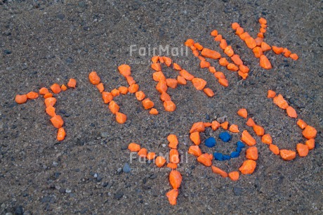 Fair Trade Photo Beach, Colour image, Horizontal, Peru, South America, Stone, Summer, Thank you