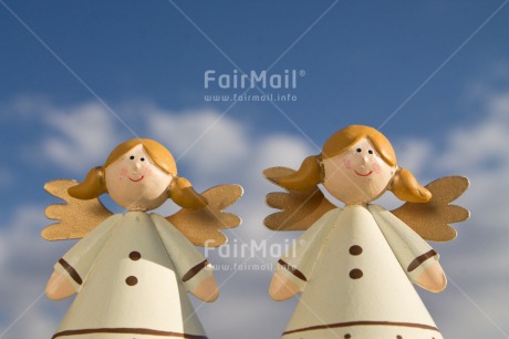 Fair Trade Photo Angel, Christmas, Clouds, Colour image, Horizontal, Peru, Sky, Smile, South America