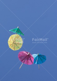 Fair Trade Photo Birthday, Colour image, Invitation, Party, Peru, South America, Summer, Umbrella, Vertical