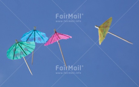 Fair Trade Photo Birthday, Colour image, Horizontal, Invitation, Party, Peru, South America, Summer, Umbrella