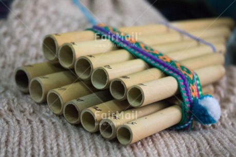 Fair Trade Photo Closeup, Colour image, Ethnic-folklore, Flute, Horizontal, Instrument, Latin, Peru, Shooting style, South America