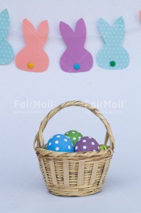 Fair Trade Photo Animals, Basket, Closeup, Colour image, Easter, Egg, Peru, Rabbit, Seasons, Shooting style, South America, Spring, Studio, Vertical