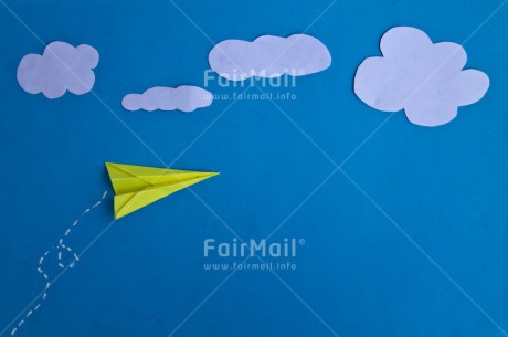 Fair Trade Photo Airplane, Blue, Clouds, Colour image, Good trip, Holiday, Horizontal, Peru, South America, Travel, White