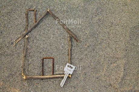 Fair Trade Photo Colour image, Horizontal, Key, New home, Peru, Sand, South America