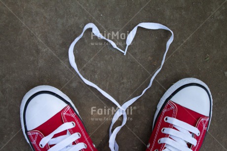 Fair Trade Photo Colour image, Heart, Love, Peru, Shoe, South America, Valentines day, Vertical