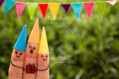 Fair Trade Photo Birthday, Closeup, Colour image, Flag, Funny, Gift, Hat, Horizontal, Invitation, Party, Peru, Shooting style, Smile, South America